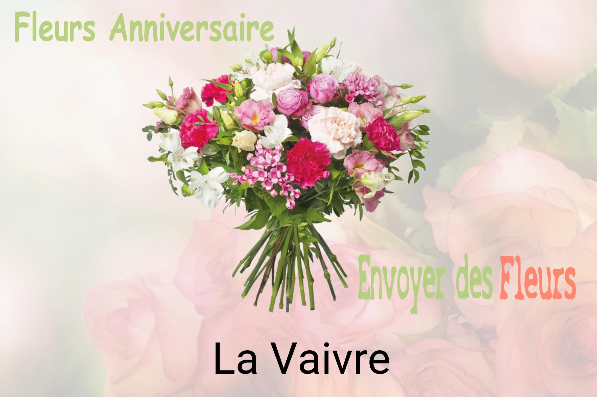 Bouquet de fleurs d’anniversaire livré à La Vaivre