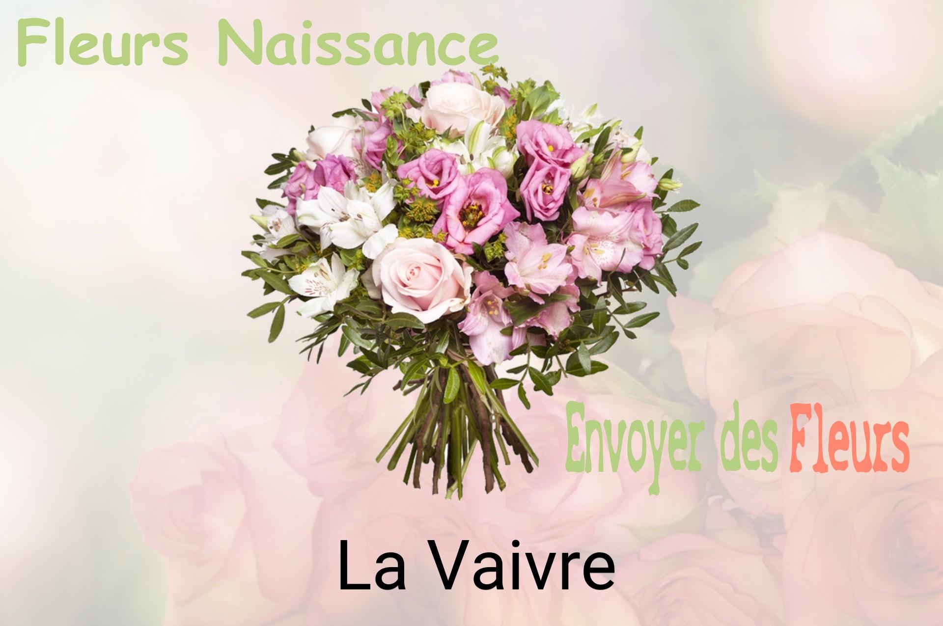 Bouquet de fleurs de naissance livré à La Vaivre